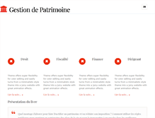 Tablet Screenshot of le-patrimoine.net